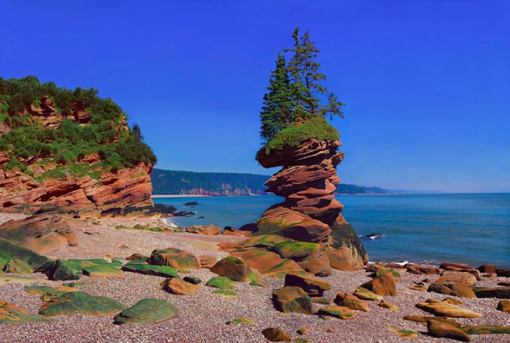 Flowerpot Rock, Fundy Trail,
            New Brunswick